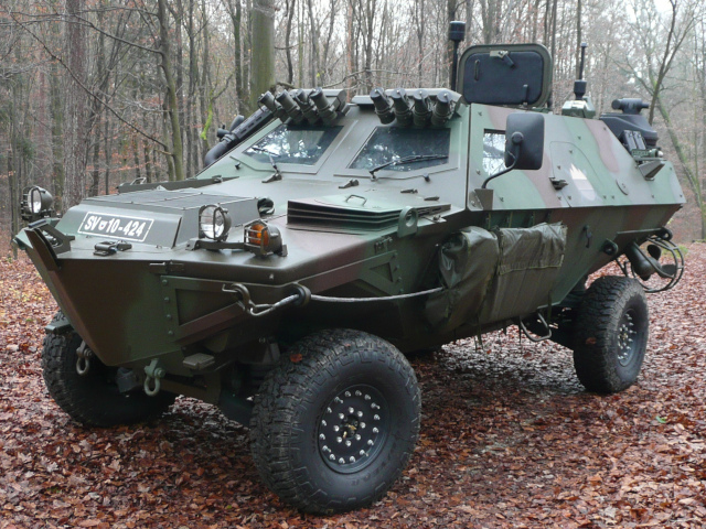 Amphibious CBRN vehicle