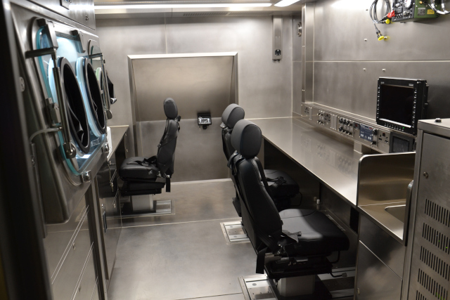 CBRN Mobile Laboratory inside